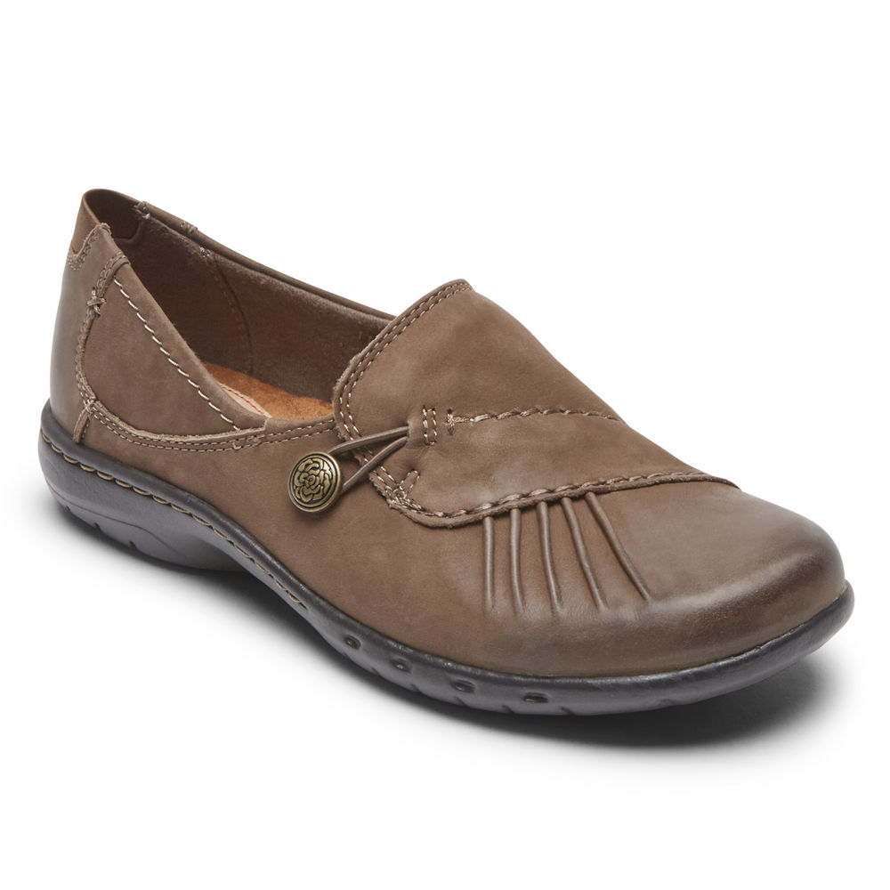 Rockport Slip-On For Womens Brown - Cobb Hill Paulette - IE1683542